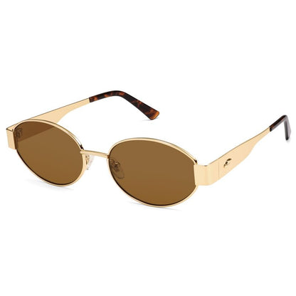 SOJOS Retro Oval Sunglasses for Women Trendy Classic 80s 90s Shades SJ1256