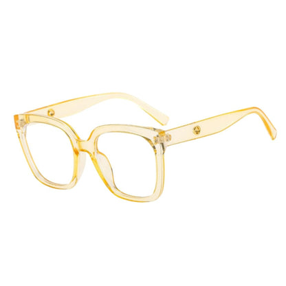 Shiratori Blue Light Blocking Glasses Rectangle Chic Preppy Look MultiColor Frame for Women Men