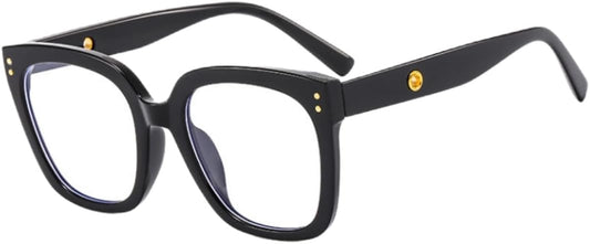 Shiratori Blue Light Blocking Glasses Rectangle Chic Preppy Look MultiColor Frame for Women Men