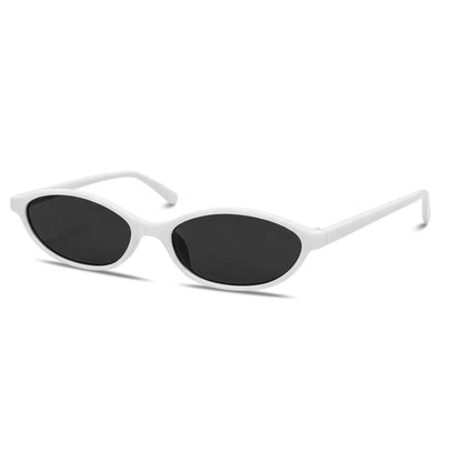 GUVIVI Retro Oval Sunglasses for Women 90s Cat Eye Shades UV protection