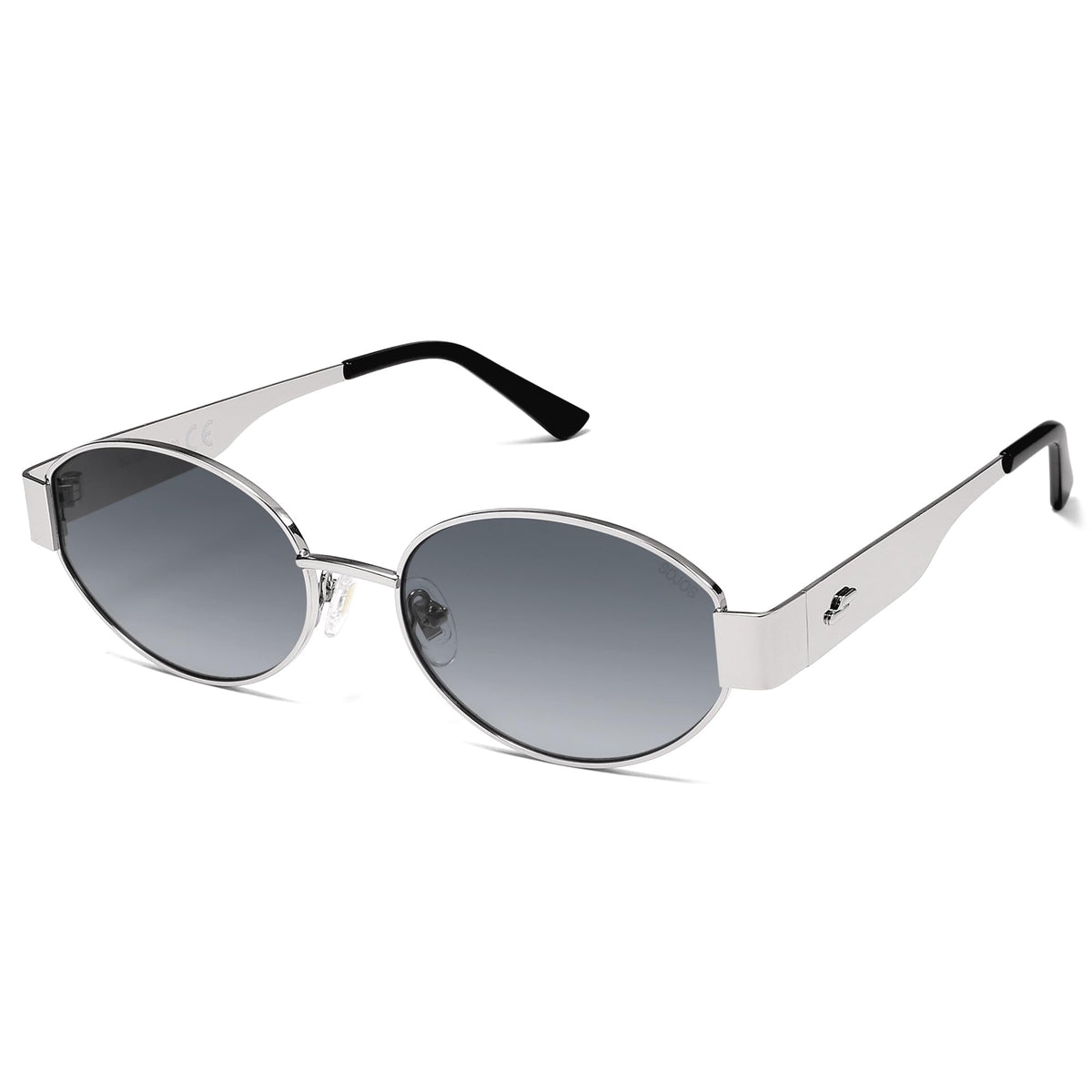 SOJOS Retro Oval Sunglasses for Women Trendy Classic 80s 90s Shades SJ1256