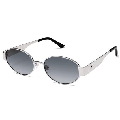 SOJOS Retro Oval Sunglasses for Women Trendy Classic 80s 90s Shades SJ1256