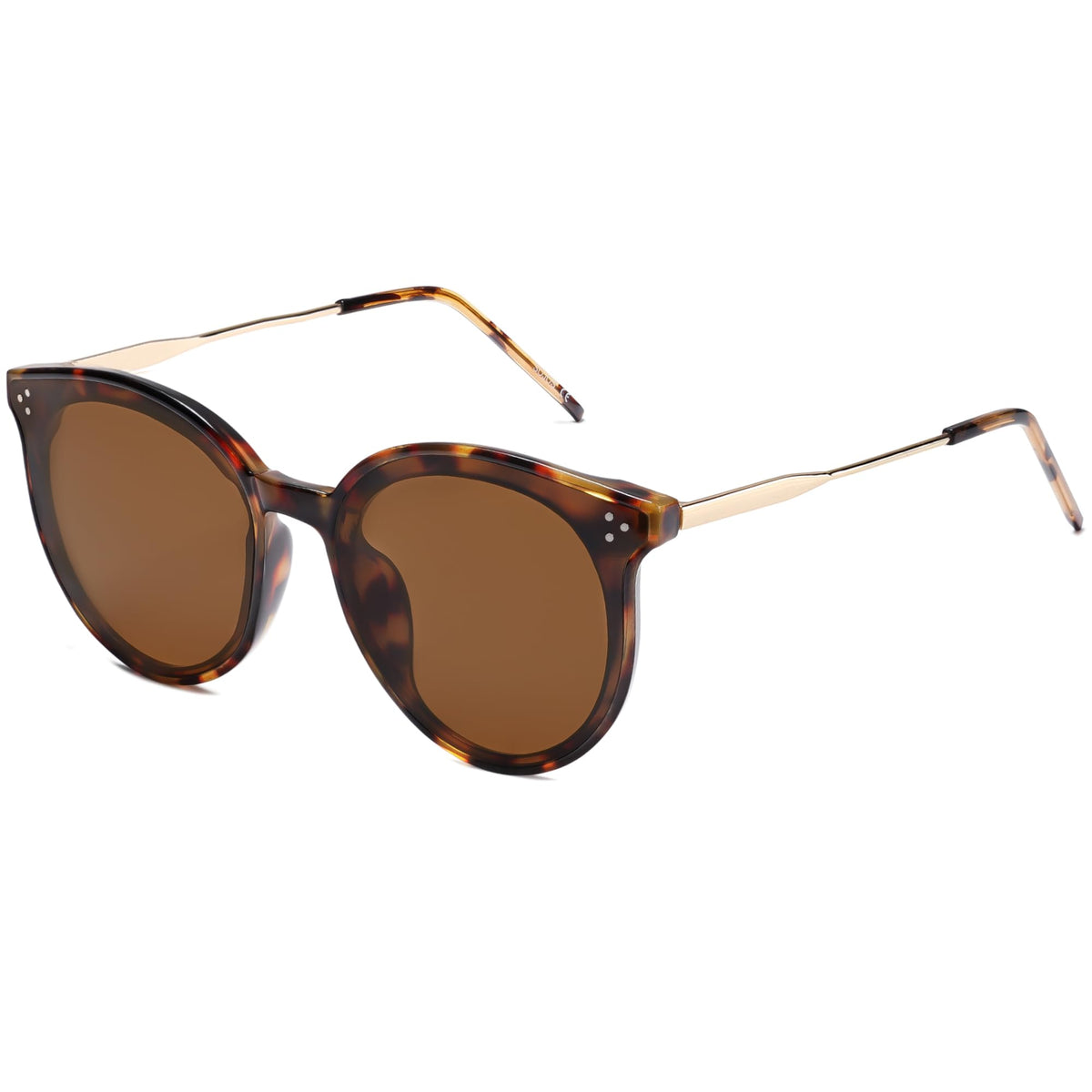 SOJOS Classic Trendy Round Sunglasses Womens Mens UV400 Vacation Sunnies SJ2068