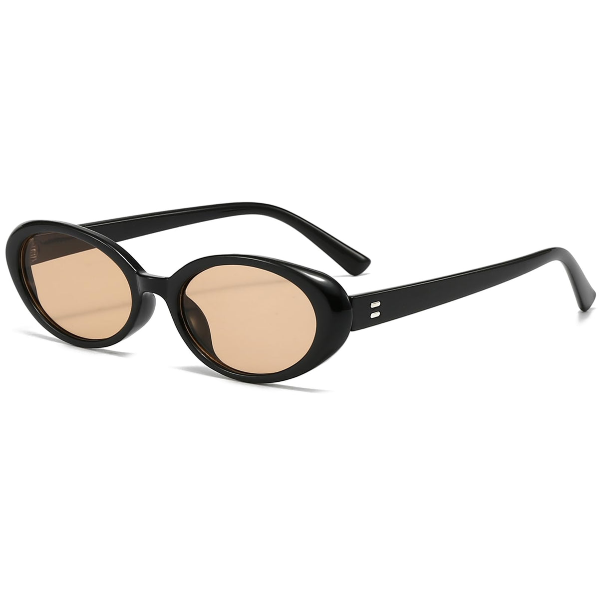 Breaksun Retro Oval Sunglasses for Women Men Fashion Small Oval Sunglasses 90s Vintage Shades
