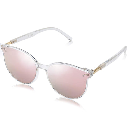 SOJOS Sunglasses Womens Trendy 2026 Retro Vintage Round Shades SJ2067,Large