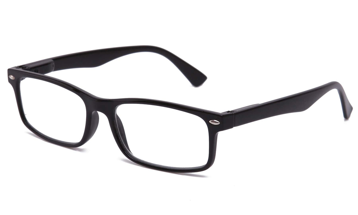 Newbee Fashion-Clear Lense Glasses Men Women Fashion Clear Lens Glasses Frame Non Prescription Rectangular Frame