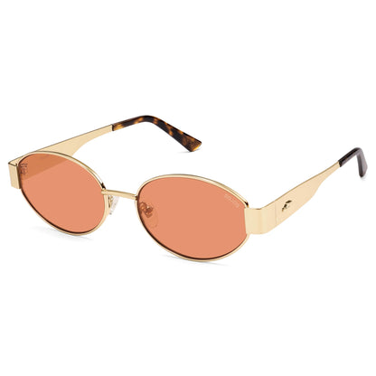 SOJOS Retro Oval Sunglasses for Women Trendy Classic 80s 90s Shades SJ1256