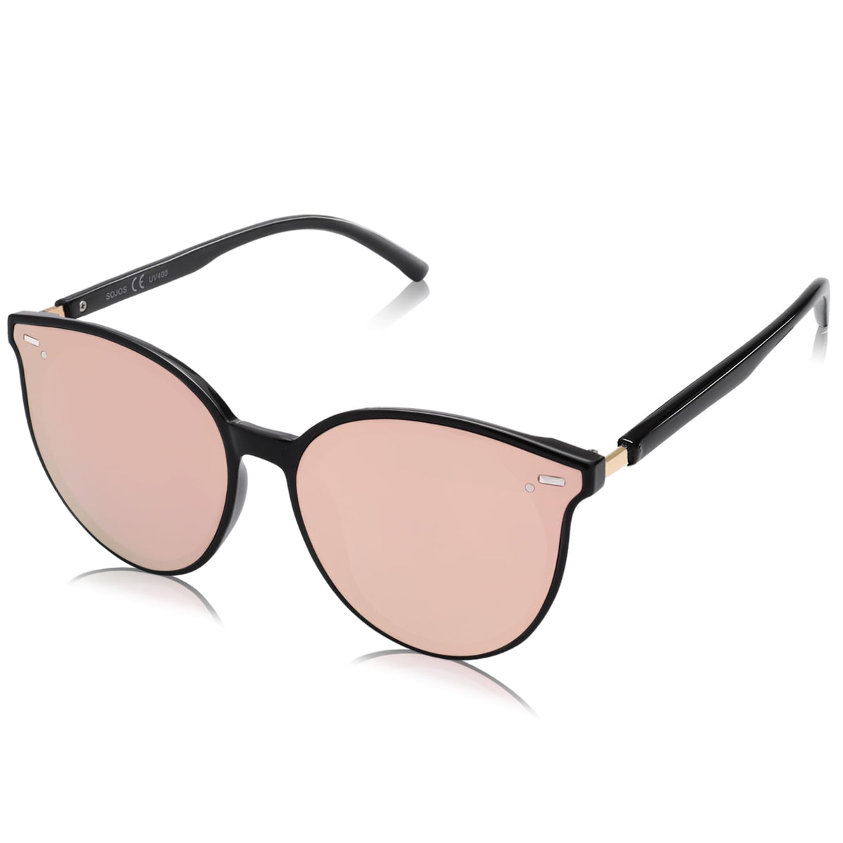 SOJOS Sunglasses Womens Trendy 2026 Retro Vintage Round Shades SJ2067,Large
