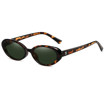 Breaksun Retro Oval Sunglasses for Women Men Fashion Small Oval Sunglasses 90s Vintage Shades