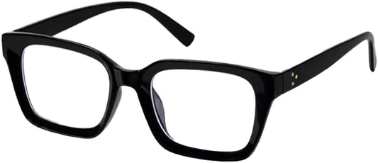 Square Non Prescription Glasses for Women Men, Fake Fashion Glasses, Cute Square Frame Clear Lens Eyeglasses