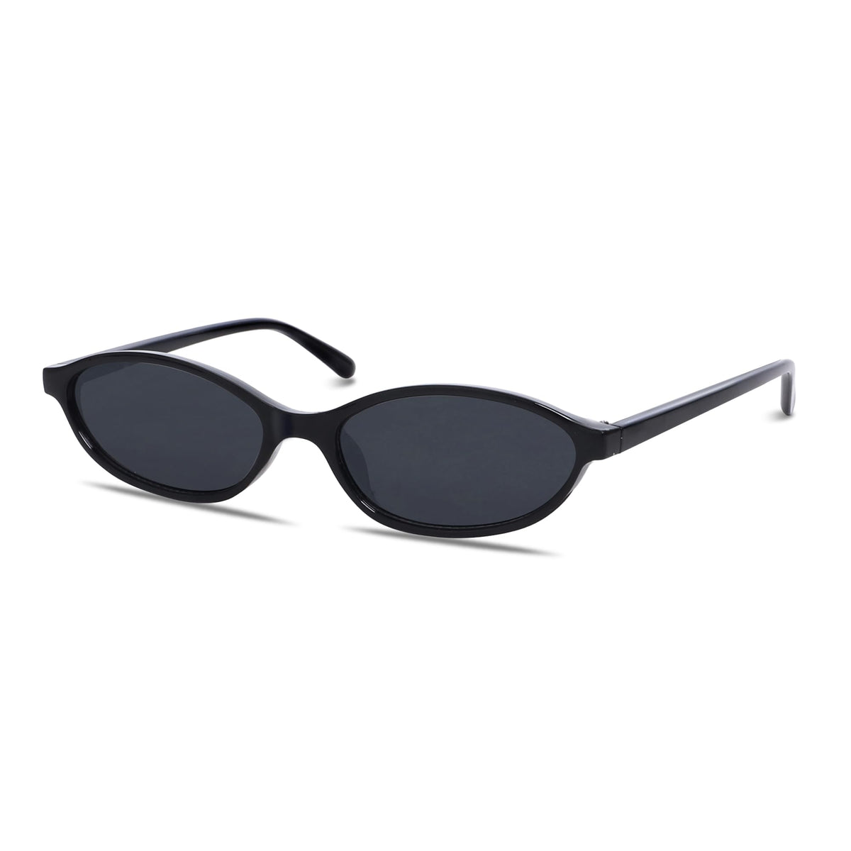 GUVIVI Retro Oval Sunglasses for Women 90s Cat Eye Shades UV protection