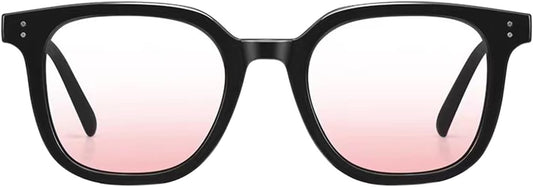 Square Glasses for Men Women Trendy Non-prescription Eyeglasses Glasses Clear Lens Y2k Stylish Eyewear Frame