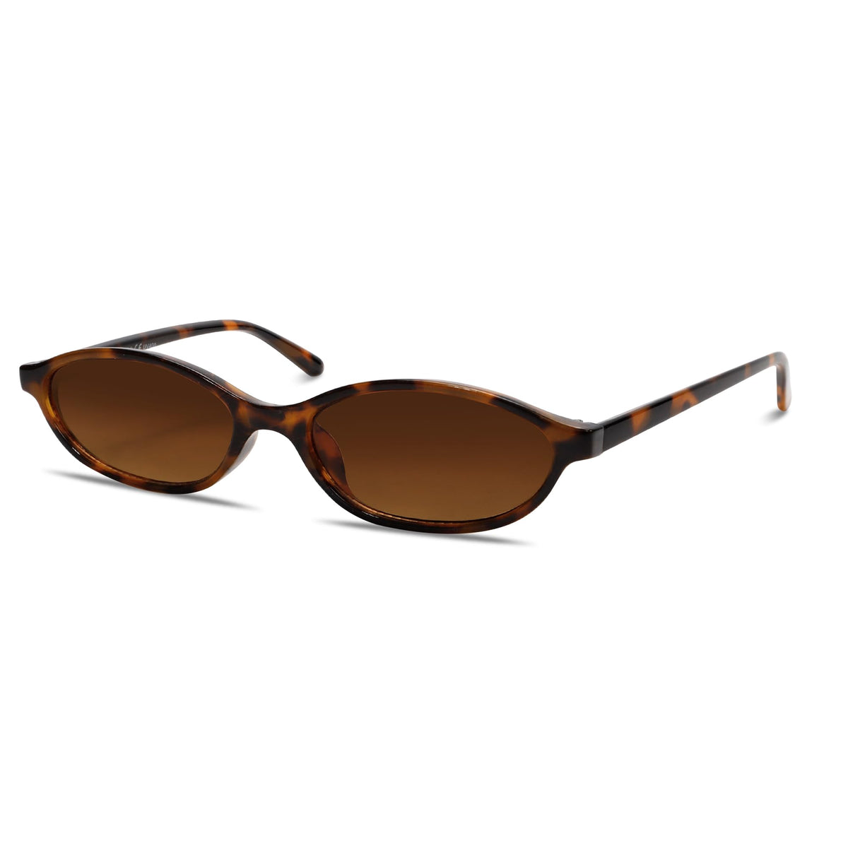 GUVIVI Retro Oval Sunglasses for Women 90s Cat Eye Shades UV protection