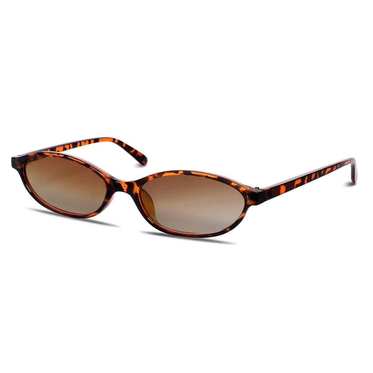 GUVIVI Retro Oval Sunglasses for Women 90s Cat Eye Shades UV protection