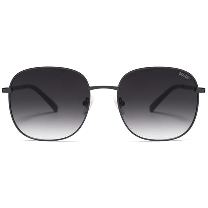 SOJOS Classic Trendy Square Sunglasses for Women Men Cute Big Frame Gold Shades SJ1137