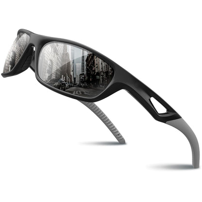 RIVBOS Polarized Sports Sunglasses UV400 for Driving Cycling Fishing RB831