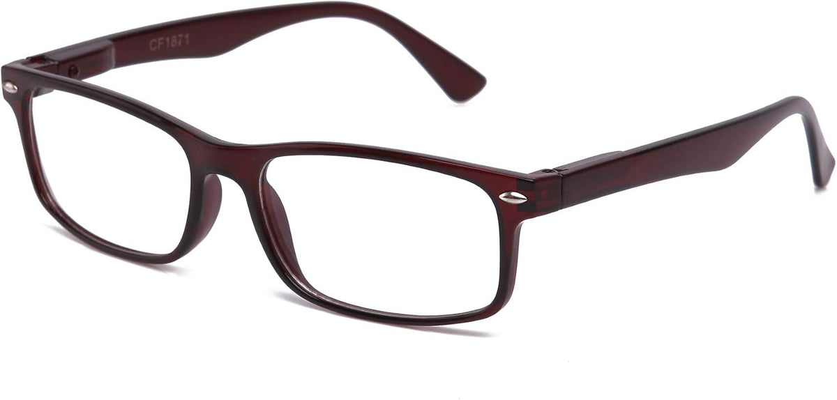 Newbee Fashion-Clear Lense Glasses Men Women Fashion Clear Lens Glasses Frame Non Prescription Rectangular Frame