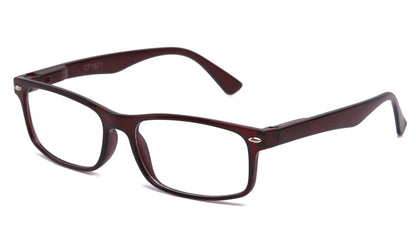 Newbee Fashion-Clear Lense Glasses Men Women Fashion Clear Lens Glasses Frame Non Prescription Rectangular Frame