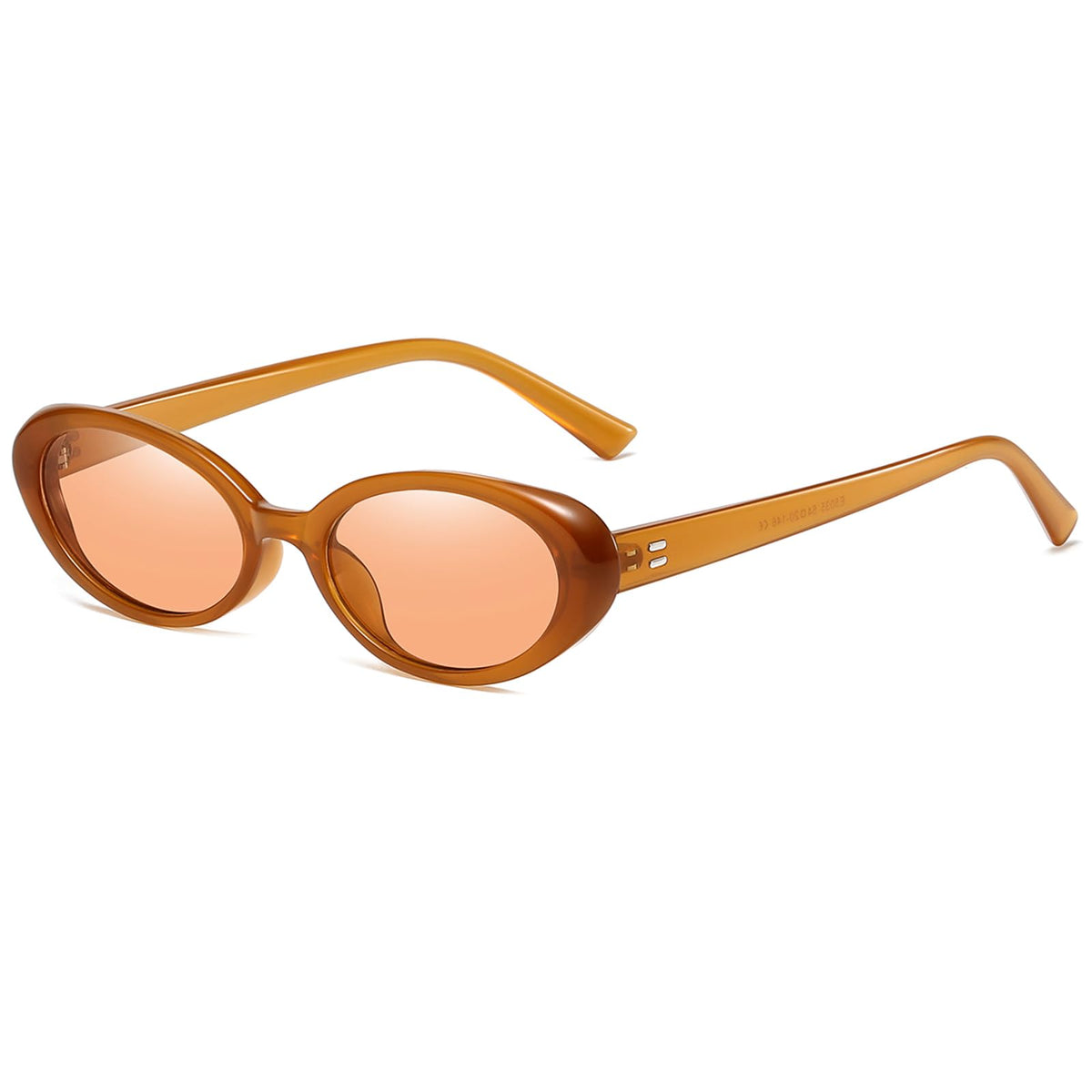 Breaksun Retro Oval Sunglasses for Women Men Fashion Small Oval Sunglasses 90s Vintage Shades