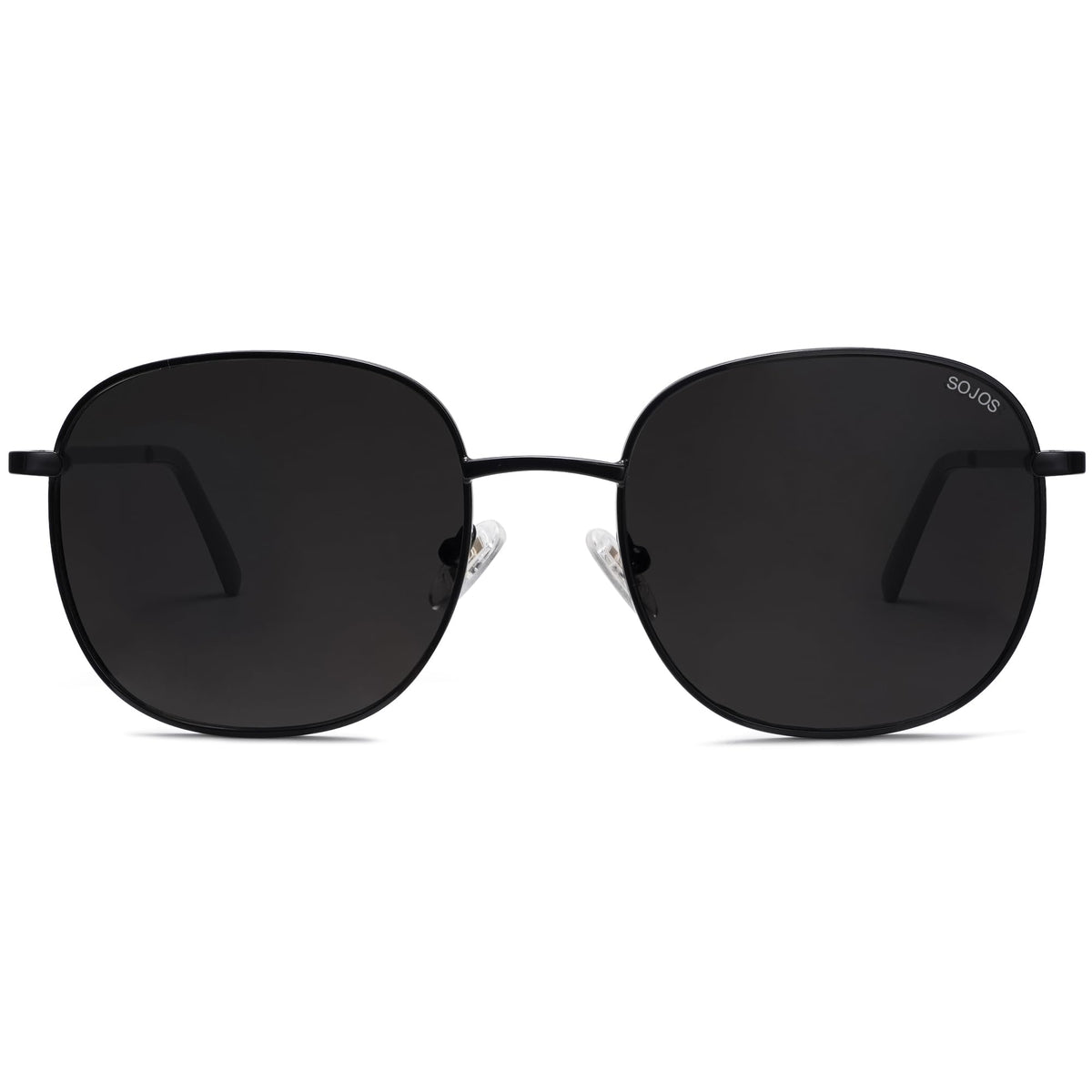 SOJOS Classic Trendy Square Sunglasses for Women Men Cute Big Frame Gold Shades SJ1137