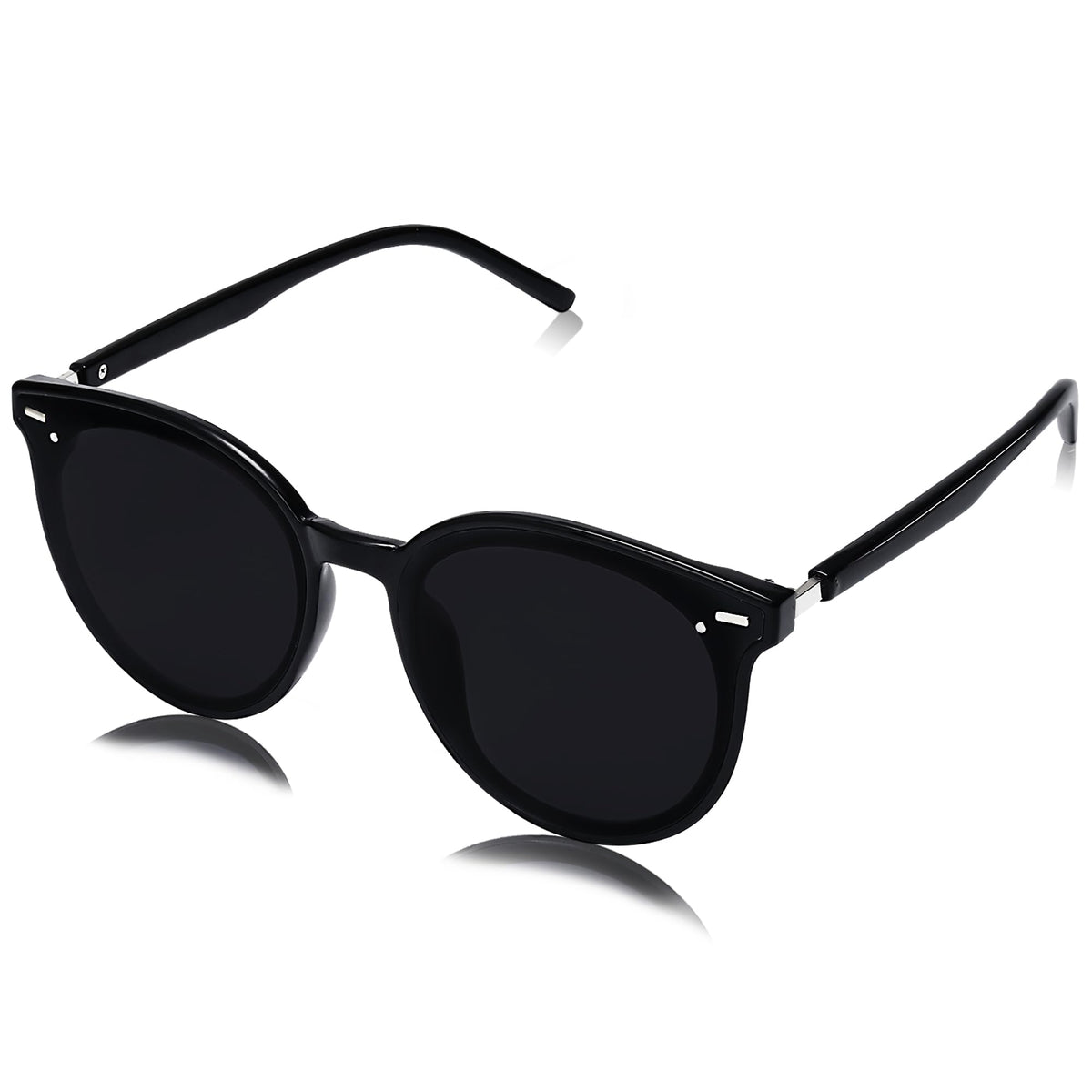 SOJOS Sunglasses Womens Trendy 2026 Retro Vintage Round Shades SJ2067,Large