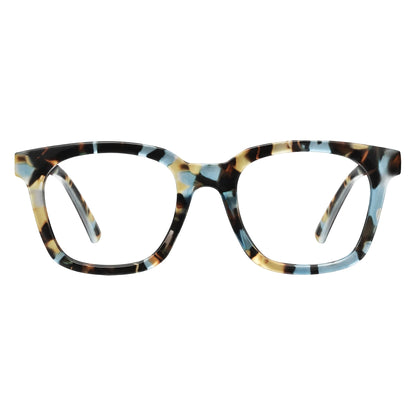 Blue Light Blocking Glasses for Women Men,Oversize Fashion Squre Anti Eyestrain Glasses for Computer Gaming/TV