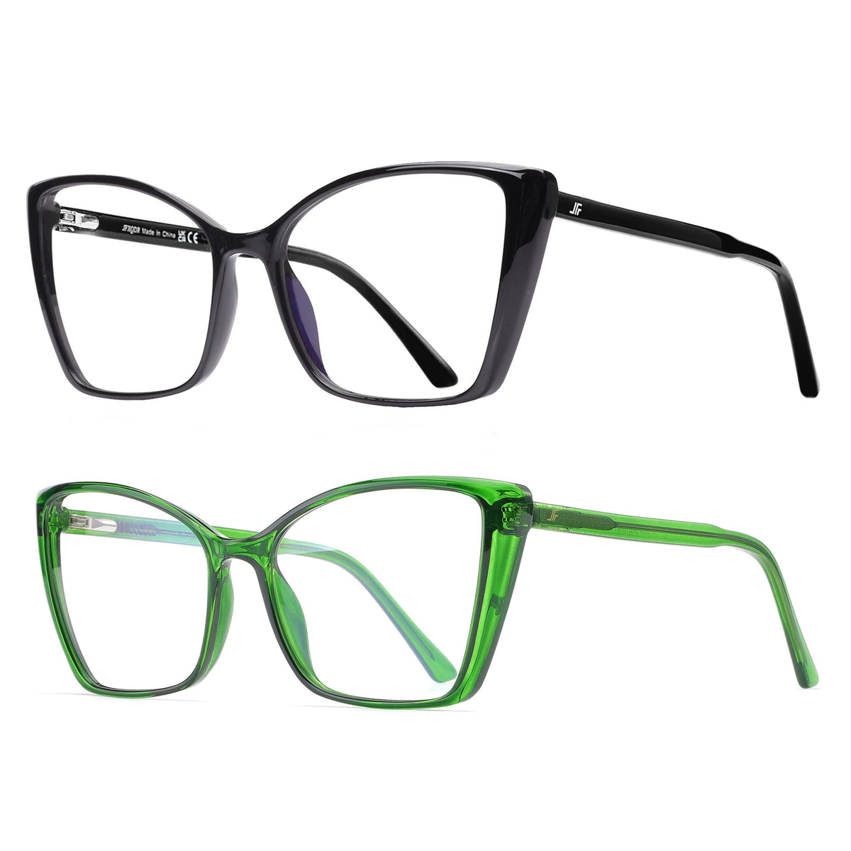 Oversized Cat Eye Blue Light Blocking Glasses for Women