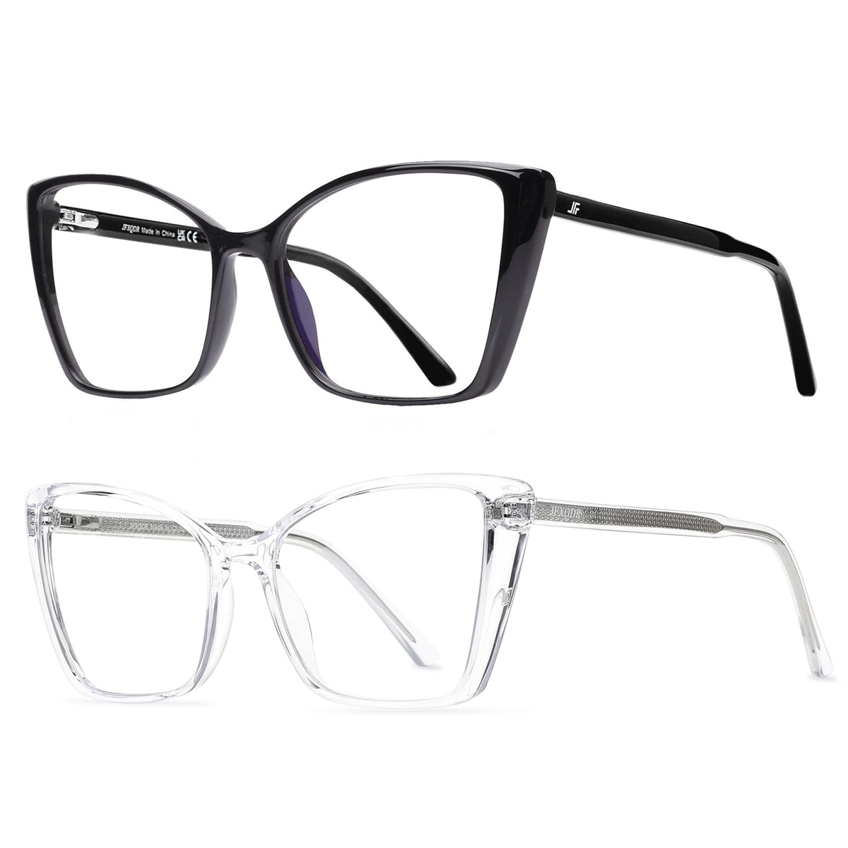Oversized Cat Eye Blue Light Blocking Glasses for Women
