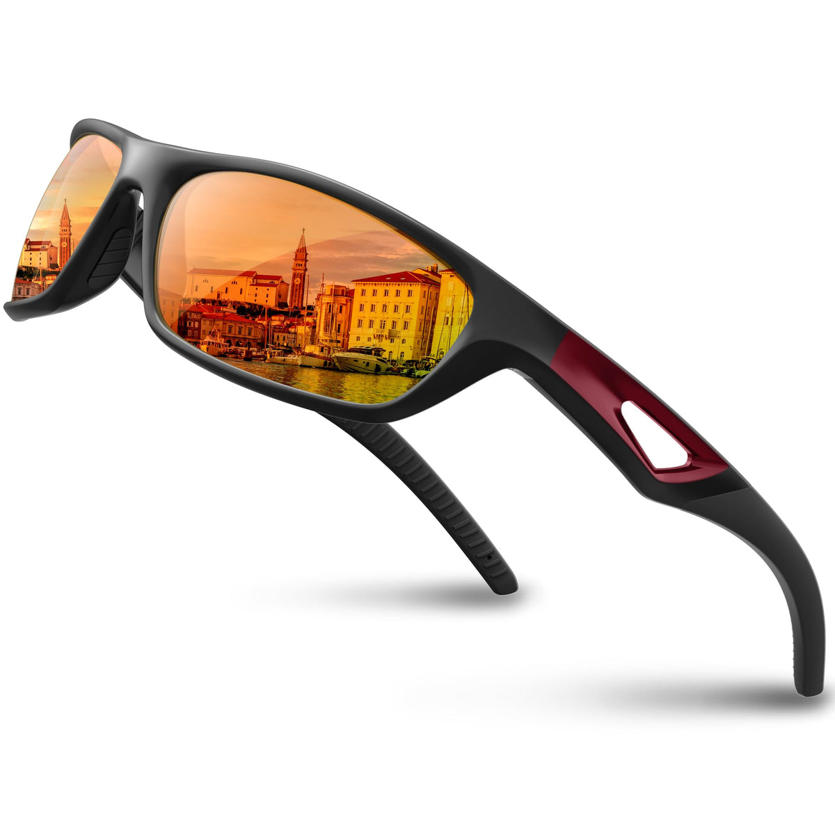 RIVBOS Polarized Sports Sunglasses UV400 for Driving Cycling Fishing RB831