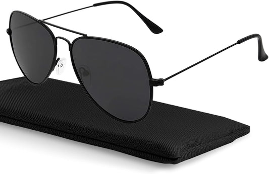 livho Sunglasses for Men Women Aviator Polarized Metal Mirror UV 400 Lens Protection