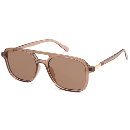SOJOS Retro Aviator Sunglasses Womens Mens,Trendy Rectangle Shades SJ2202