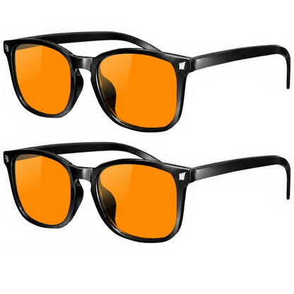 livho High Tech Blue Light Blocking Gaming Glasses - Red Lenses