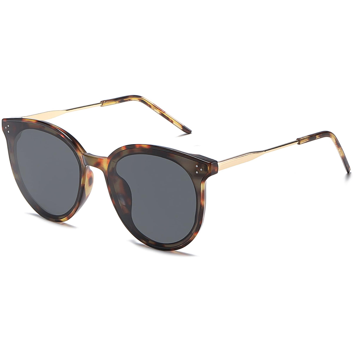 SOJOS Classic Trendy Round Sunglasses Womens Mens UV400 Vacation Sunnies SJ2068