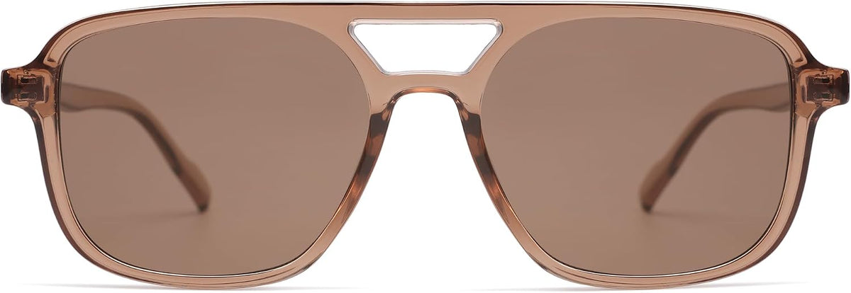 SOJOS Retro Aviator Sunglasses Womens Mens,Trendy Rectangle Shades SJ2202