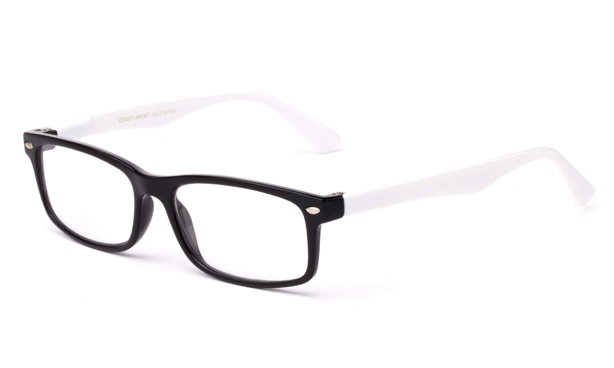 Newbee Fashion-Clear Lense Glasses Men Women Fashion Clear Lens Glasses Frame Non Prescription Rectangular Frame