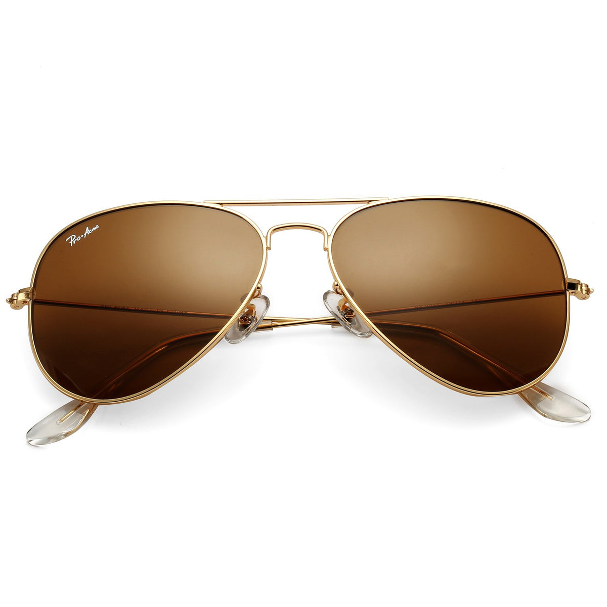 Pro Acme Classic Aviator Sunglasses Glass Lens Metal UV400 for Men Women