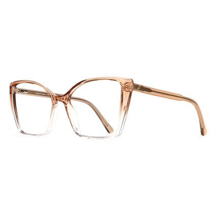 Oversized Cat Eye Blue Light Blocking Glasses for Women