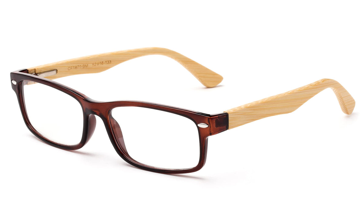 Newbee Fashion-Clear Lense Glasses Men Women Fashion Clear Lens Glasses Frame Non Prescription Rectangular Frame