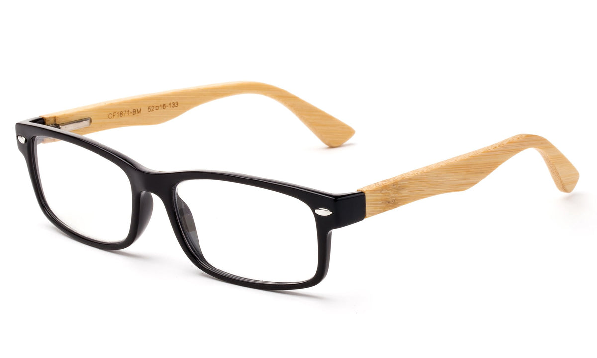 Newbee Fashion-Clear Lense Glasses Men Women Fashion Clear Lens Glasses Frame Non Prescription Rectangular Frame
