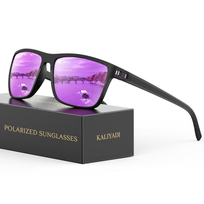 KALIYADI Polarized Sunglasses for Men, Lightweight Sun Glasses with UV Protection for Driving Fishing Golf