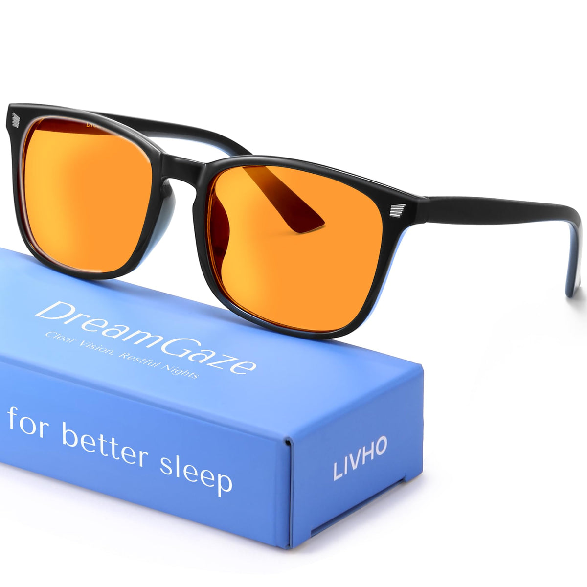 livho High Tech Blue Light Blocking Gaming Glasses - Red Lenses