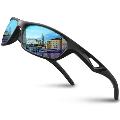 RIVBOS Polarized Sports Sunglasses UV400 for Driving Cycling Fishing RB831