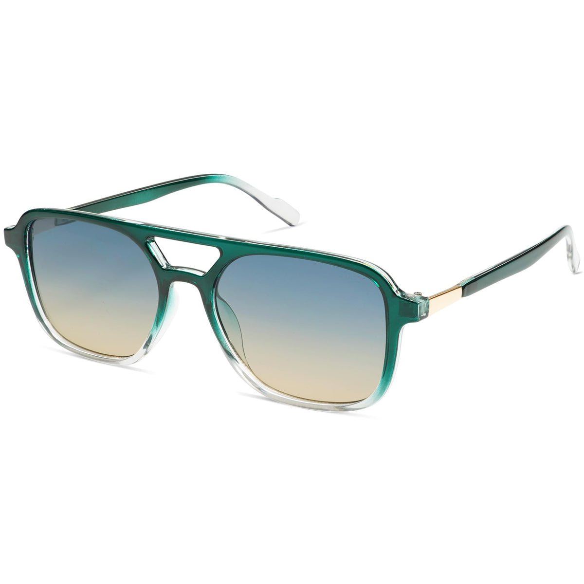 SOJOS Retro Aviator Sunglasses Womens Mens,Trendy Rectangle Shades SJ2202