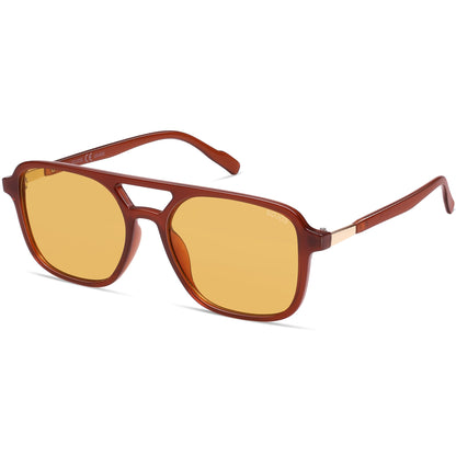 SOJOS Retro Aviator Sunglasses Womens Mens,Trendy Rectangle Shades SJ2202