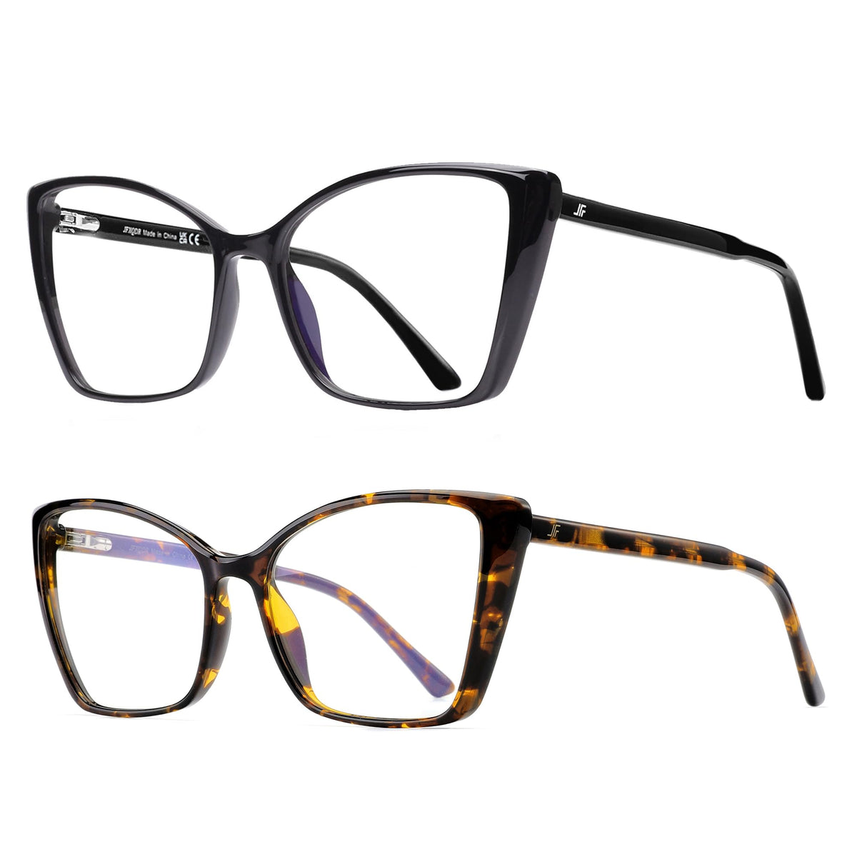 Oversized Cat Eye Blue Light Blocking Glasses for Women