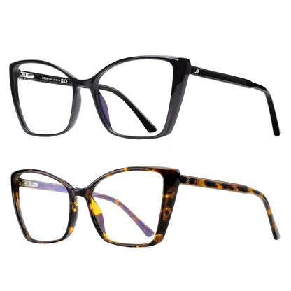 Oversized Cat Eye Blue Light Blocking Glasses for Women