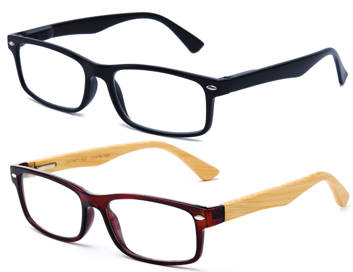 Newbee Fashion-Clear Lense Glasses Men Women Fashion Clear Lens Glasses Frame Non Prescription Rectangular Frame