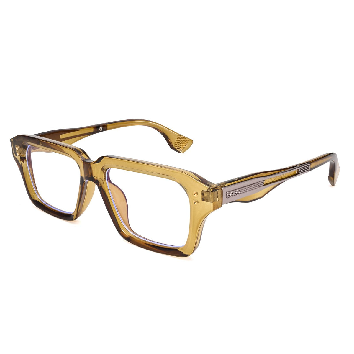 Dollger Classic Thick Square Glasses for Men Women Retro Fashion Clear Lens Glasses Non Prescription Eyeglasses