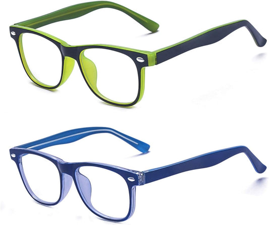 Blue Light Glasses for Kids Computer Blue Light Blocking Glasses for Boys and Gilrs Age 3-12 Anti Eyestrain