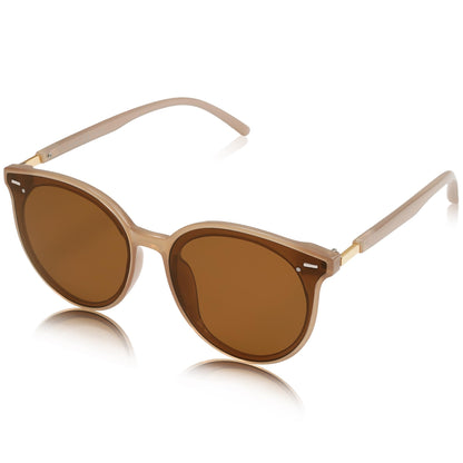 SOJOS Sunglasses Womens Trendy 2026 Retro Vintage Round Shades SJ2067,Large